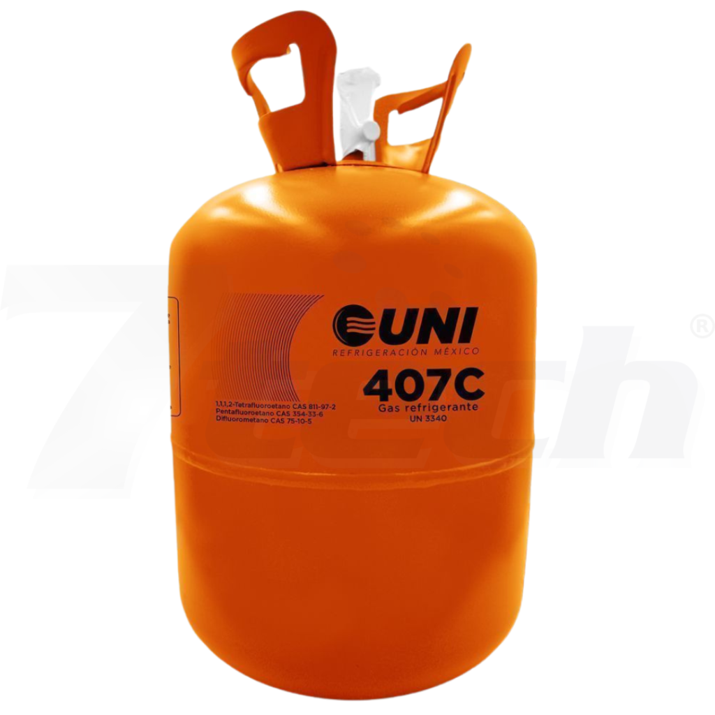 Gas refrigerante 407c x 25lbs 11 3kg 7tech