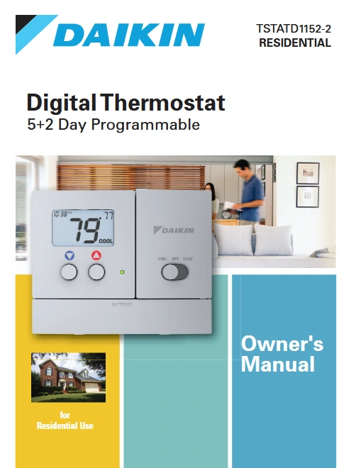 Termostato Programabble 1 Etapa Daikin 5+2 Dias 1 Cool - 1 Heat 2 Termostato Programabble 1 Etapa Daikin 5+2 Dias 1 Cool - 1 Heat - Imagen 2